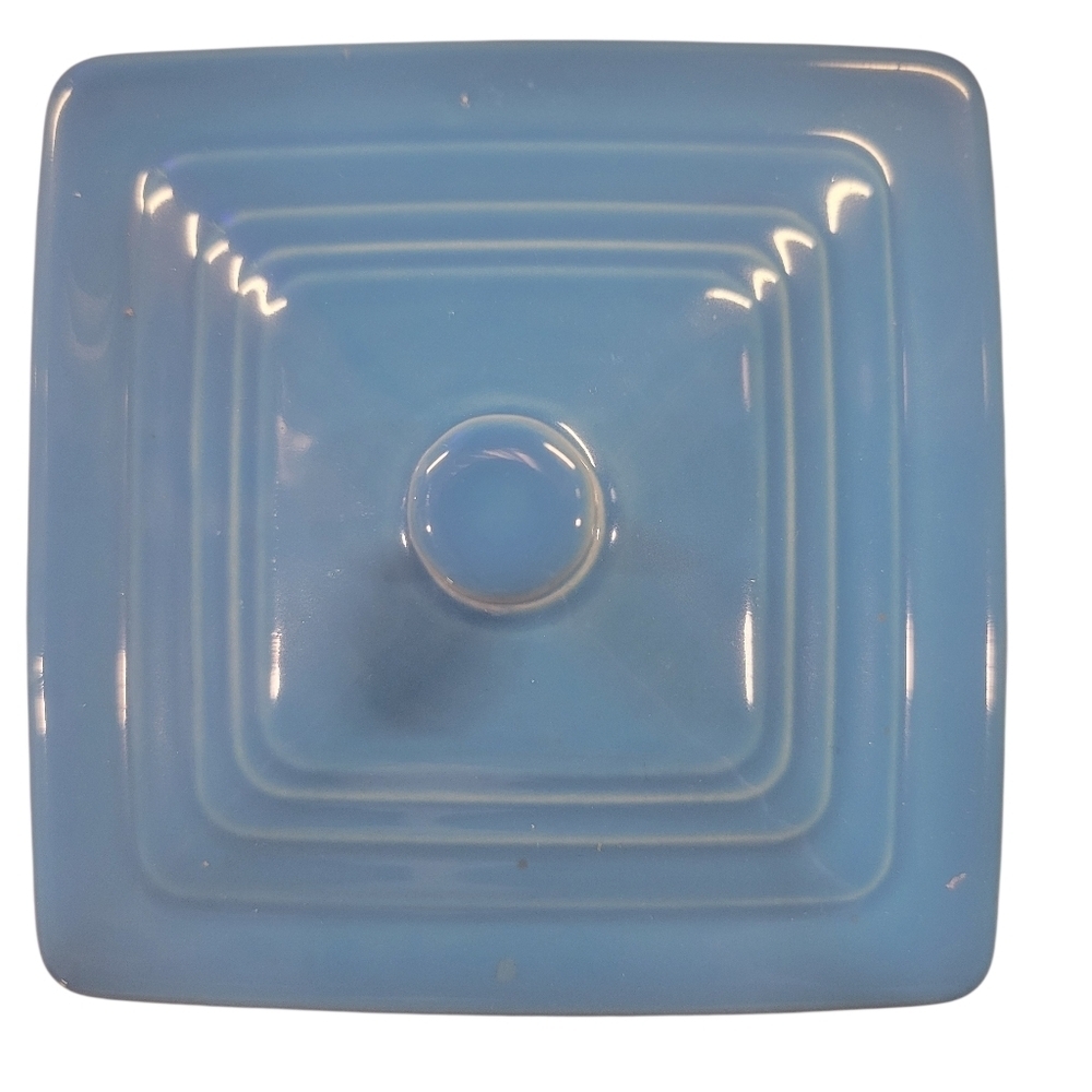 Fiesta REPLACEMENT Peacock Belk Box LID ONLY